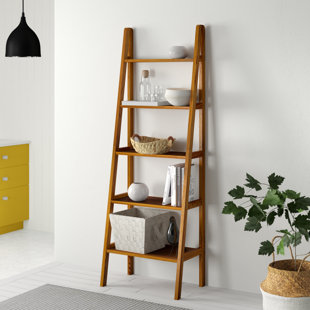 wayfair leaning bookshelf